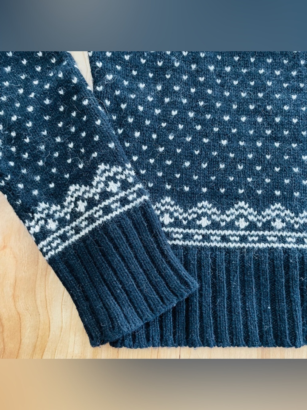 Polo Ralph Lauren Small Nordic Moose Wool Sweater Merino Alpaca Fair Isle - Picture 6 of 7